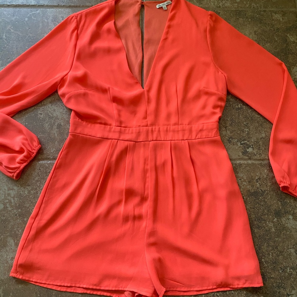 Charlotte Russe Neon Romper L